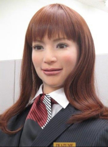 “Nàng” robot phục vụ trong khách sạn ở Nhật Bản được đánh giá xinh đẹp và duyên dáng.