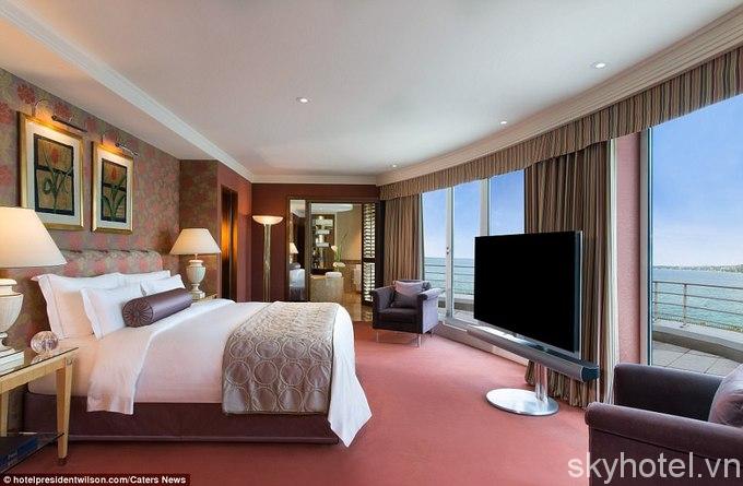 Bên trong phòng khách sạn đắt nhất thế giới