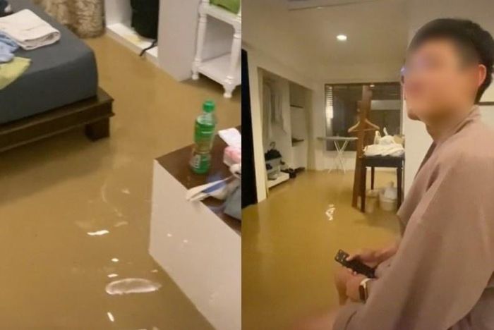  Phòng khách sạn ngập nước tại Phuket. Ảnh: Cynderellyy8. 