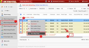 Chỉnh sửa giá phòng cho booking đoàn/group