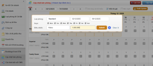 Cập nhật giá bán trên OTA thông qua đồng bộ giá Channel Manager