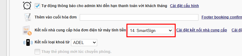 Kết nối hóa đơn điện tử SmartSign